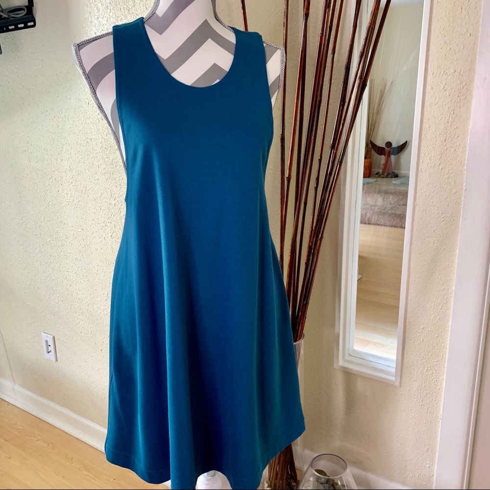 American Apparel Dress Size Small Turquoise